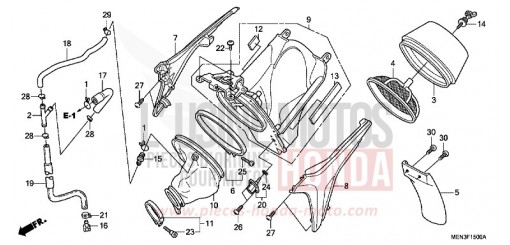 FILTRE A AIR CRF450RC de 2012